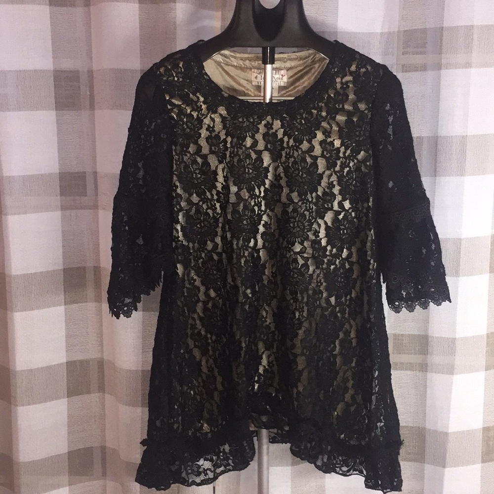 Black Lace Tunic
